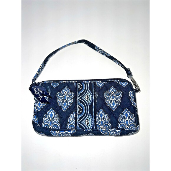 Vera Bradley Handbags - Vera Bradley Calypso blue wallet organizer zip Bi-Fold Clutch travel bag